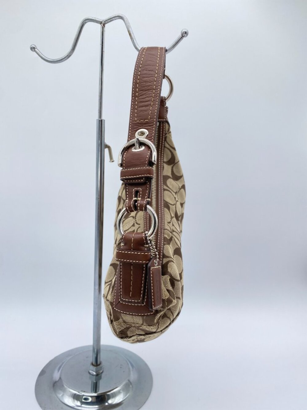 Coach Vintage Signature Soho Hobo 10073 Y2K Brown 🤎 Nicky - Picture 4 of 14